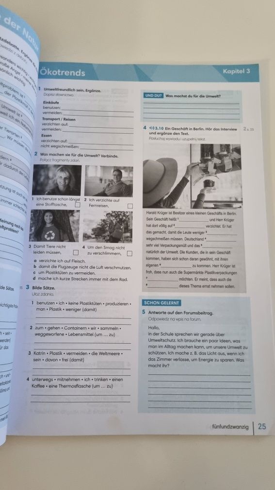 Perfekt 4 zestaw jak nowy podręcznik i zeszyt ćwiczeń język niemiecki
