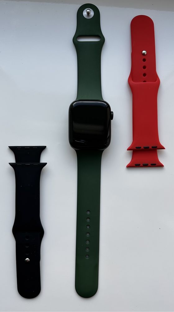 Apple Watch Series 7 45mm Green Aluminum Оригінал!