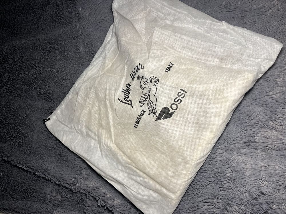 Mala bolsa em pele genuína, completamente nova, da marca BrunoRossi.