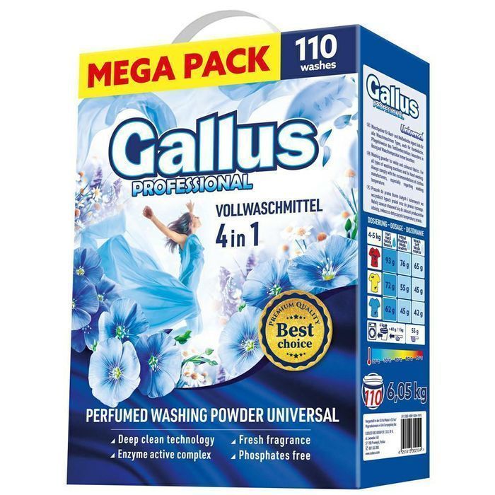 Gallus Professional Universal 110P 6,05kg proszek do prania
