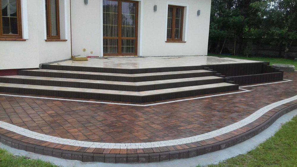 Usługi ziemno-budowlane, korytowanie, zagęszczanie, układanie kostki b