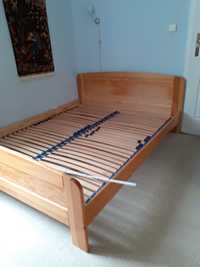 Łóżko sosnowe lite drewno