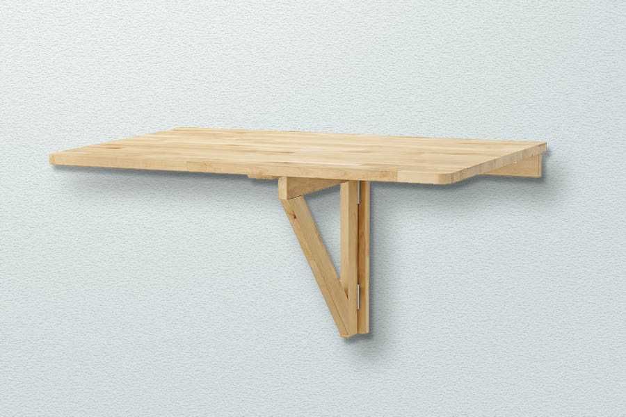 Stół IKEA drewniany składany ścienny (79 x 59 cm) Stan jak nowy