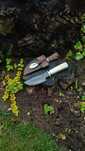 Nóż myśliwski ręcznie wykuty Skinner/ rękojeść z kości / knifemaking