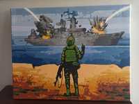 Obraz „rosyjski statek wojskowy …”