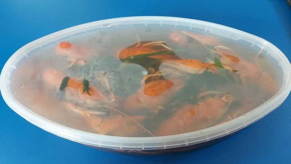 Раки варені морожені 500грам (лодочка) з Вилкове до 17шт/упак