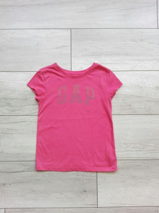 Gap różowa koszulka bluzka t-shirt rozm 116-122