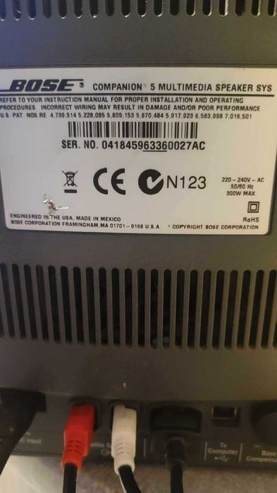 Bose companion 5, zestaw do komputera