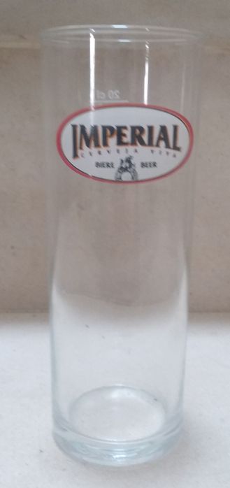 Copos de vidro da cerveja Portuguesa Cergal e Imperial
