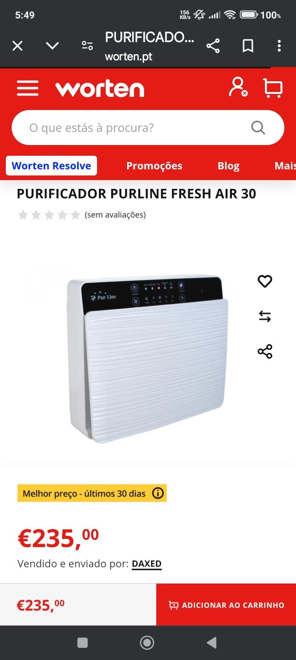 Purificador de ar