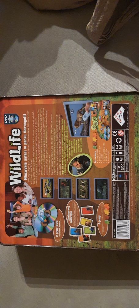 Gra planszowa DVD WildLife w blaszanym pudełku Trefl