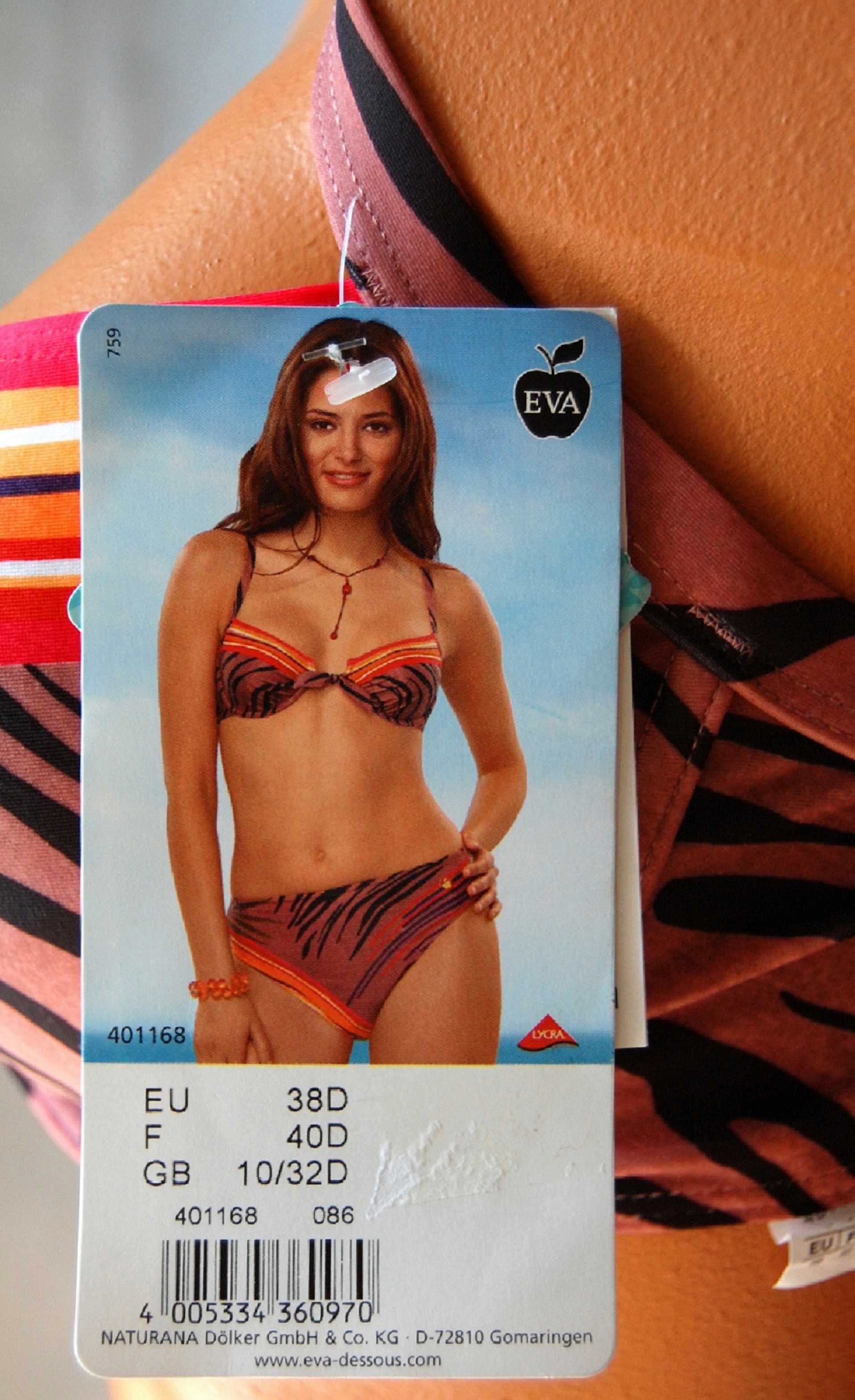 Kostium/strój kąpielowy dwuczęściowy marki EVA-NATURANA 401168 roz 38D