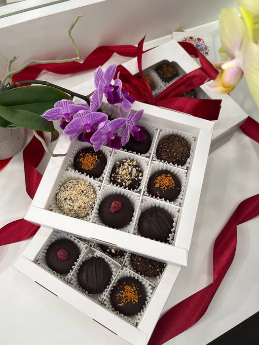 Веган цукерки трюфелі конфеты