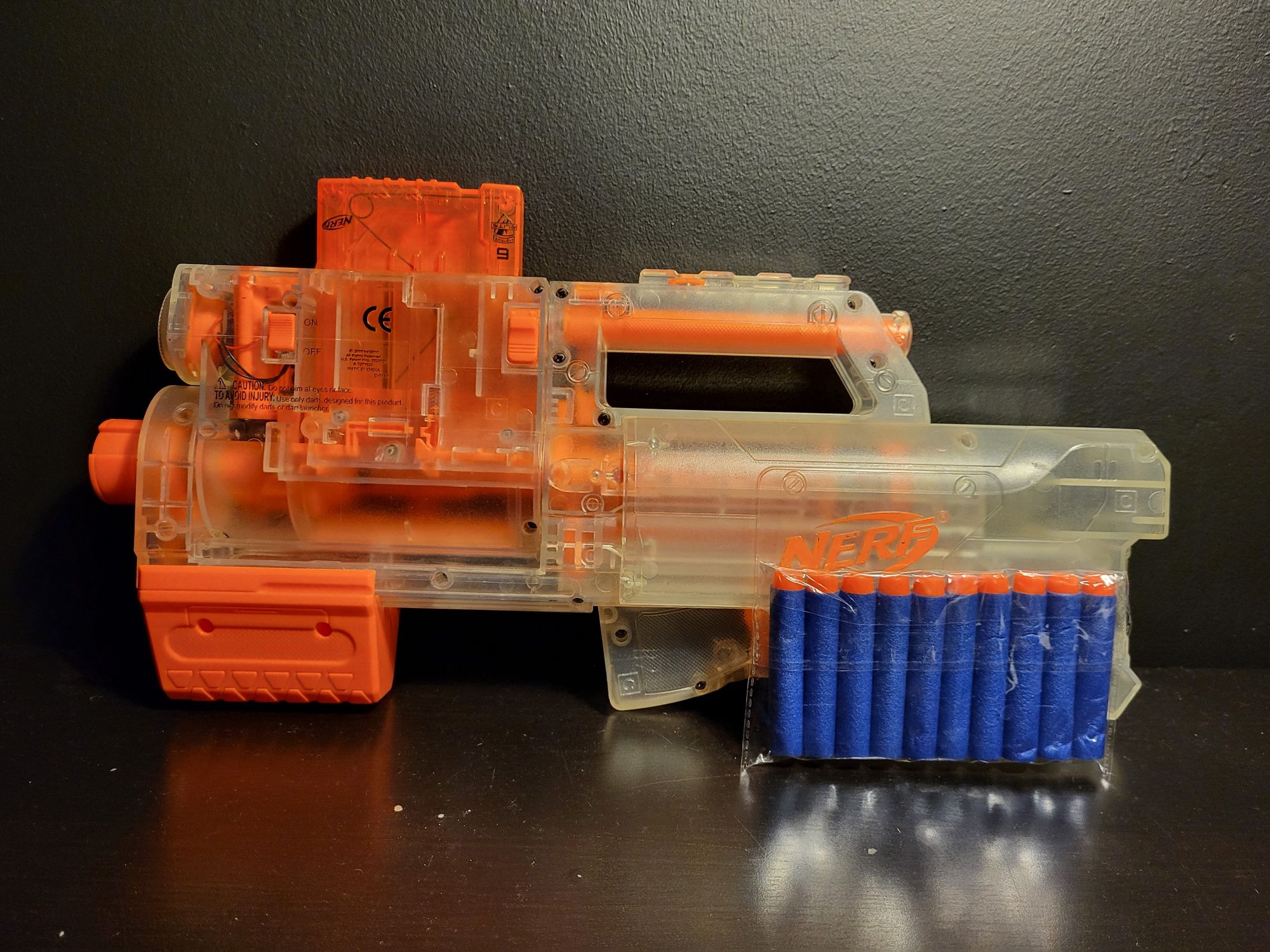 Nerf - N-Strike Deploy Cs-6 (przezroczysty)