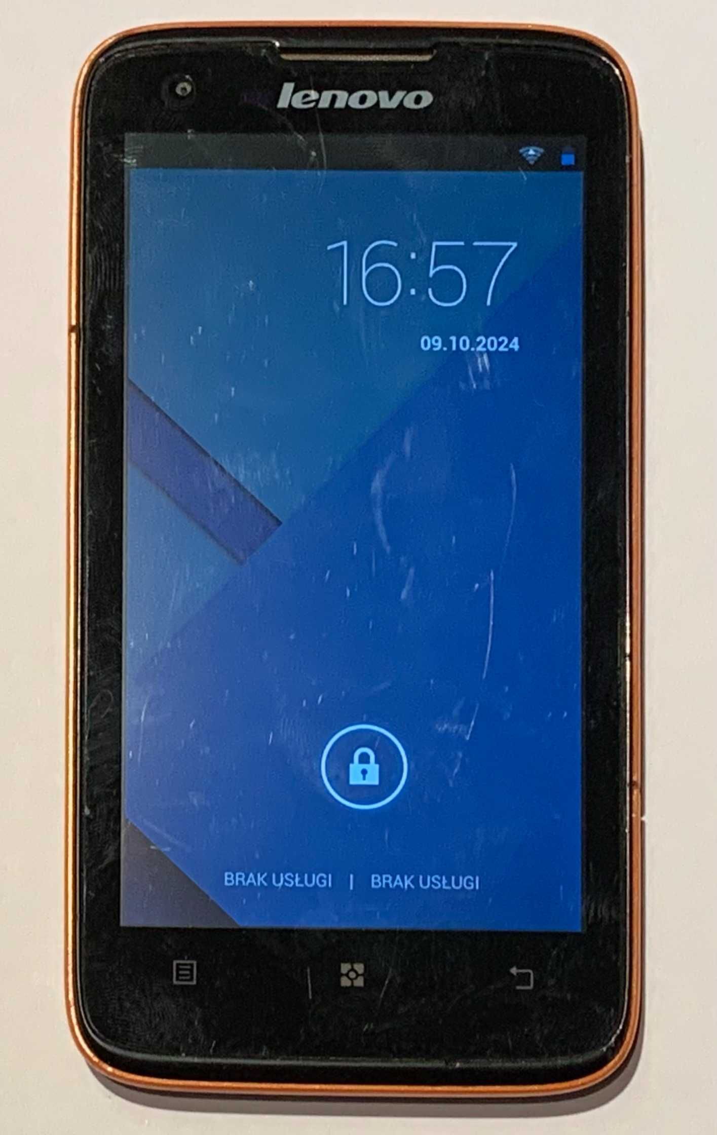 Lenovo S750 Wodoodporny IP67 Czarno-Pomarańczowy