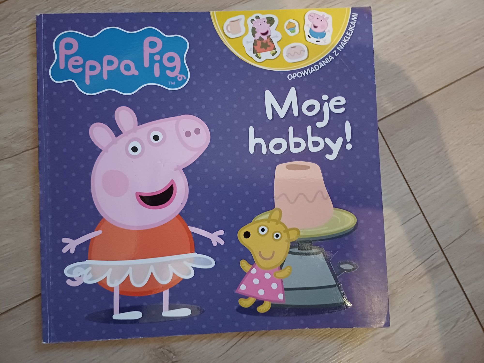 Książka świnka peppa z naklejkami