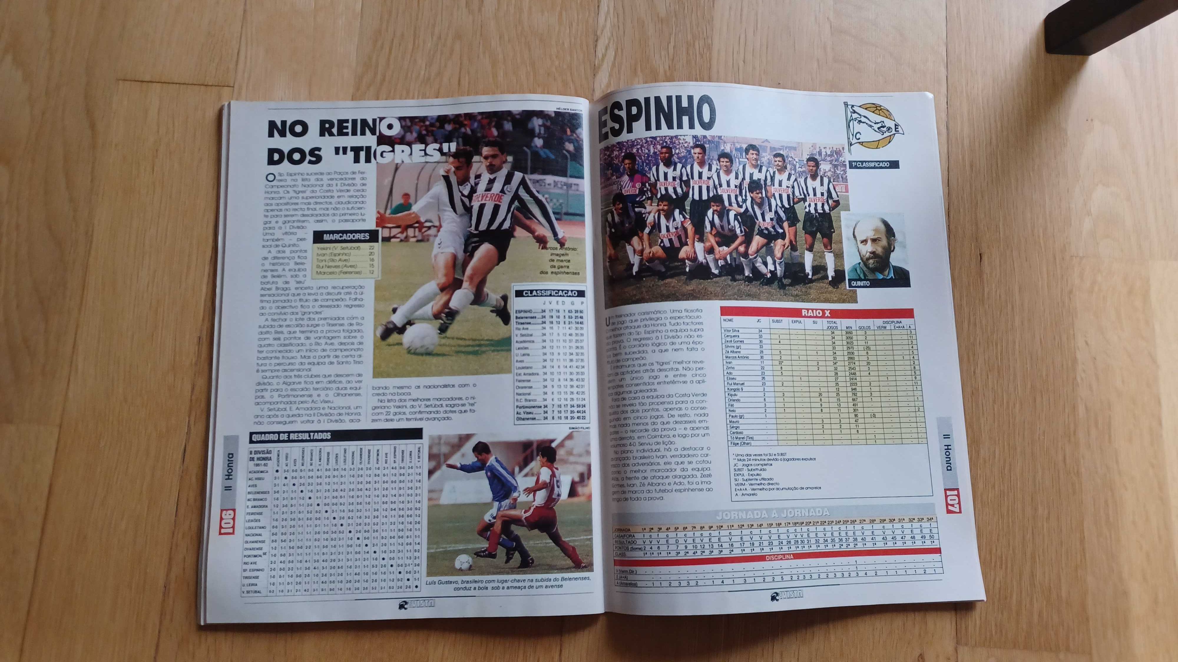 Revista - Época de futebol 1991/1992