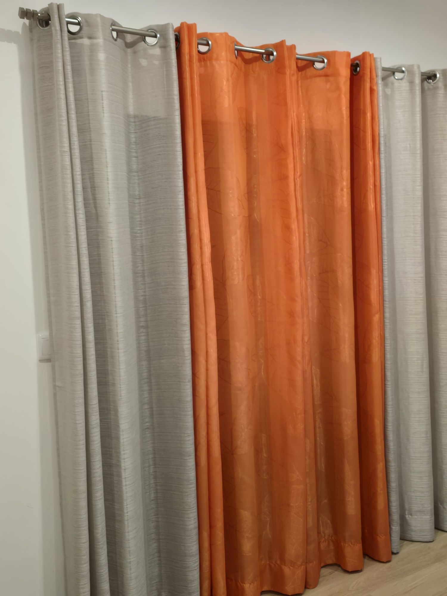Varão e 4 cortinados