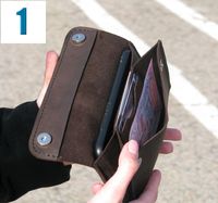 Кожаный кошелек| Шкіряний гаманець мужской женский Ручная работа 3вида
