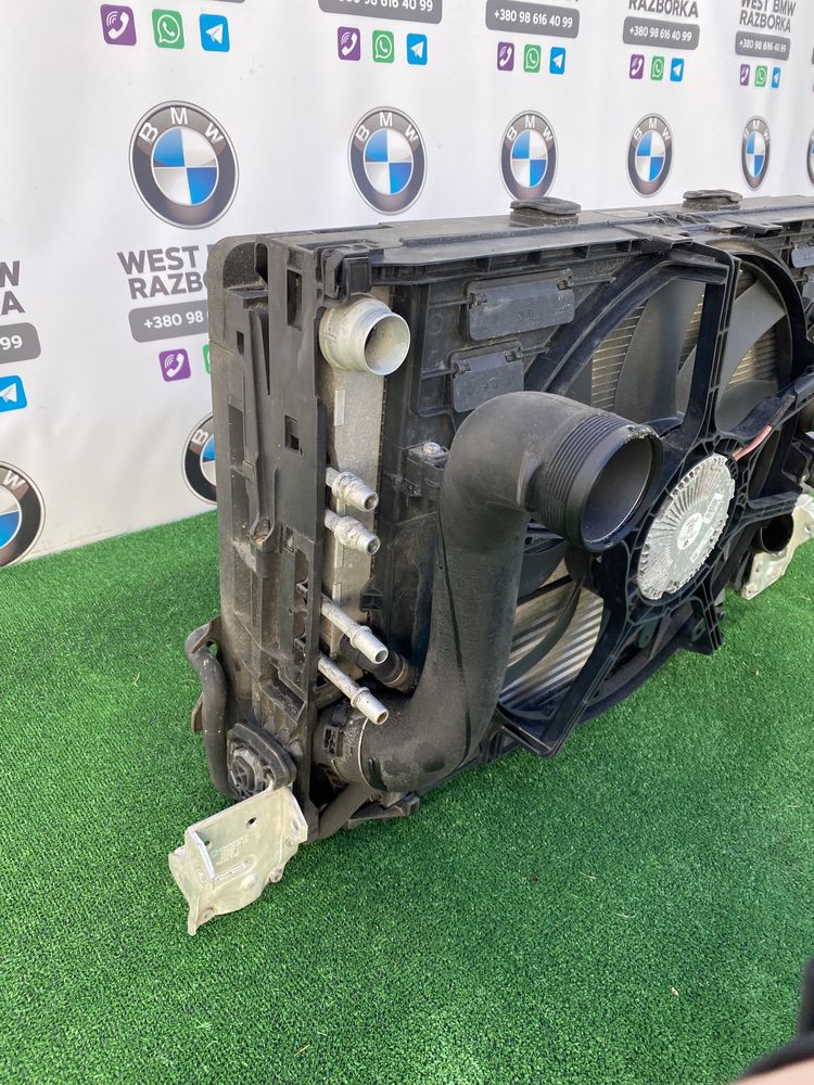 Касета радиаторов BMW F10 радиатор БМВ Ф10 535 N55 радіатор вентилятор