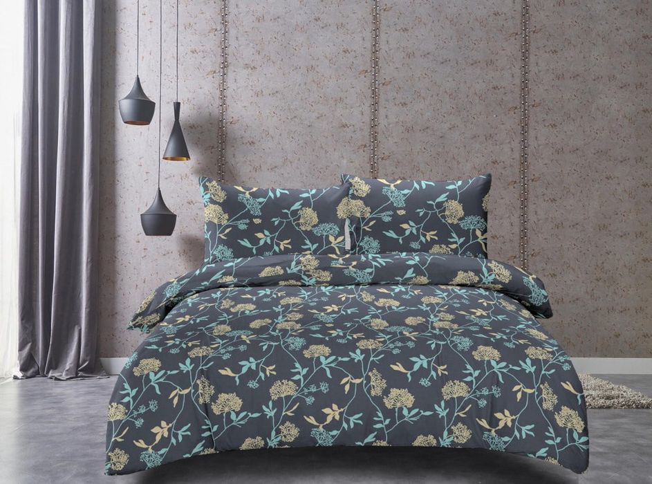 Pościel Satynowa 160x200 Kwiatki 2438 eStilex