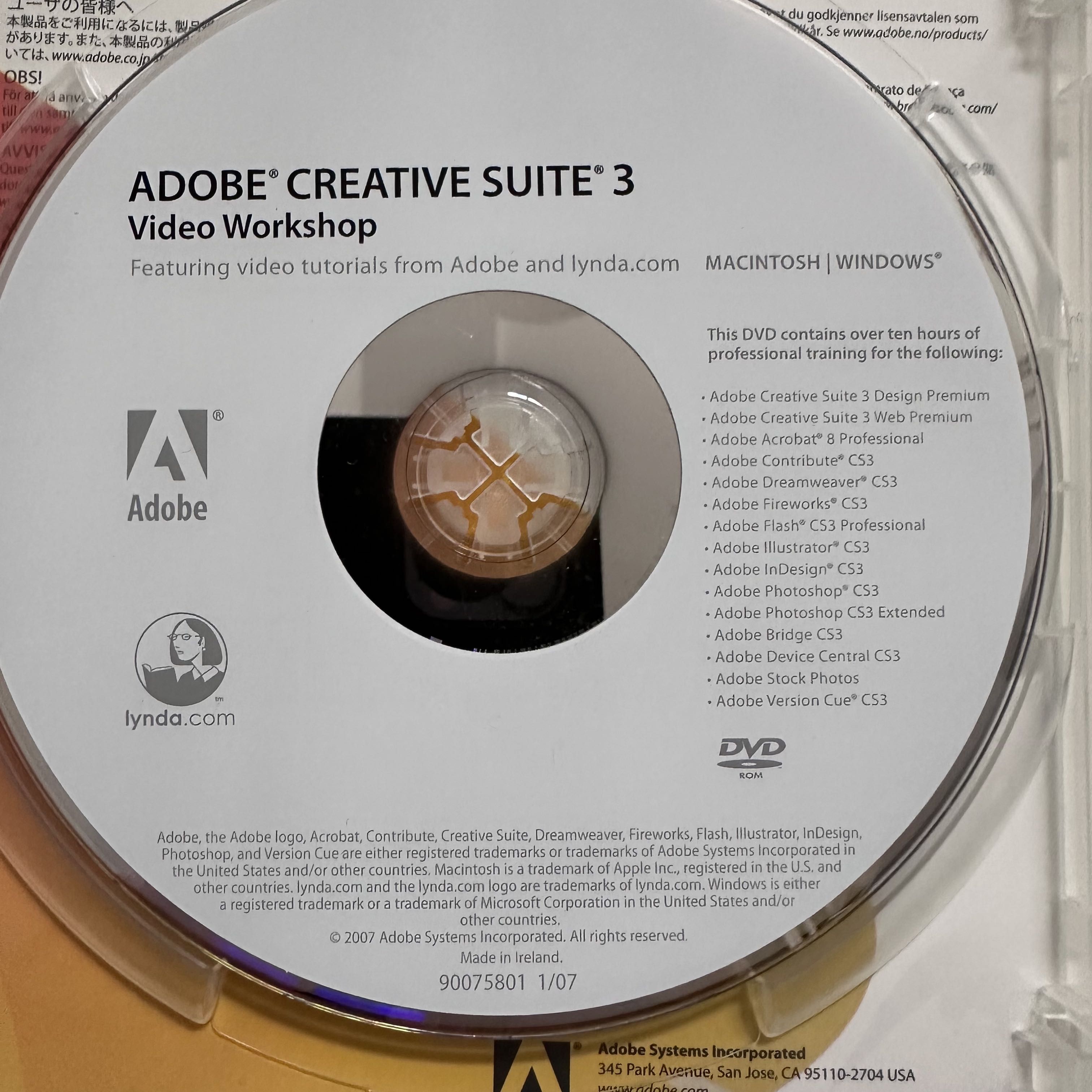 MacOS/Windows ADOBE CS3 Design Premium