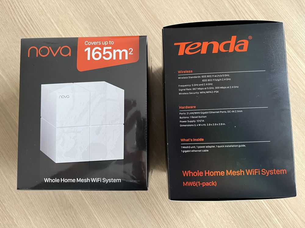 Router Tenda Nova MW6  Home Mesh WiFi 5, 2.4/5GHz