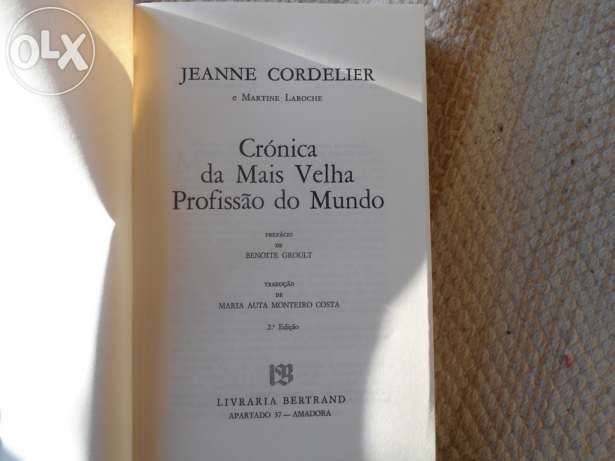 Crónica da mais velha profissão do Mundo de Jeanne Cordelier
