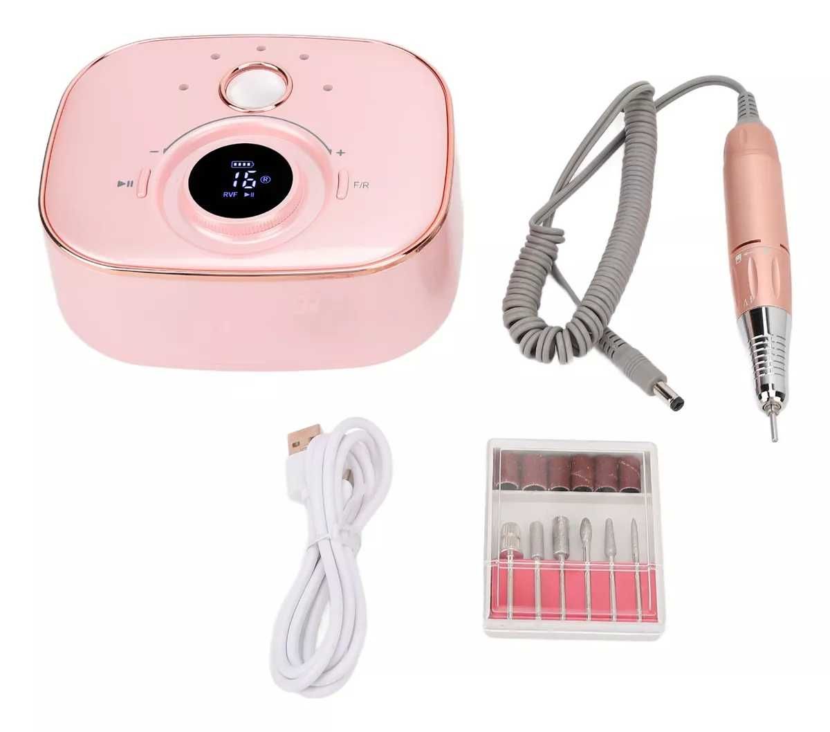Фрезер на акумуляторі для манікюру S-306 35000 обертів Nail Drill