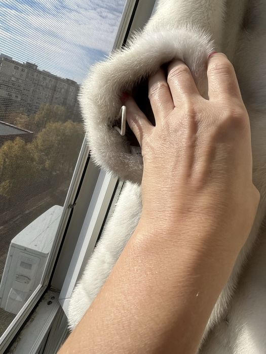 Красивая, нарядная норковая шуба, поперечка!