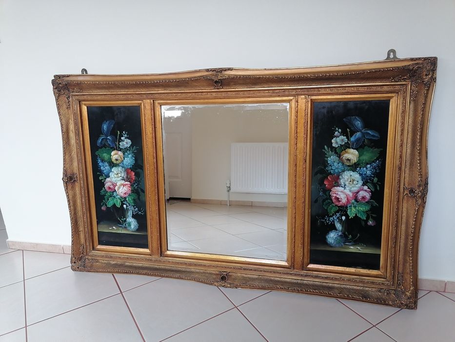 Antyk Obrazy z Lustrem - Antyki