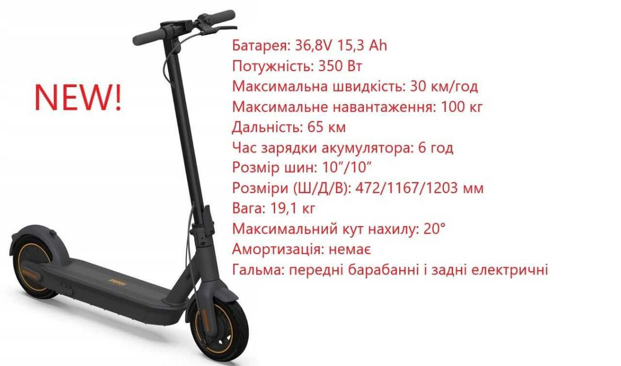 Электрический самокат Ninebot MAX G30P