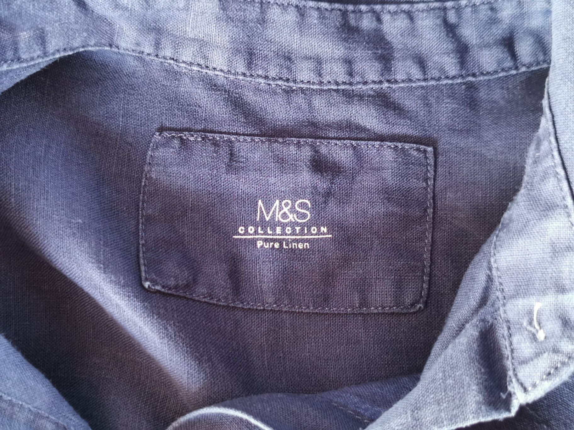 Koszula lniana (linen) damska, m&s collection, rozmiar 12, 40, L