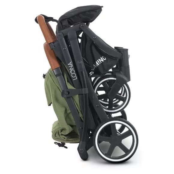 Дитяча коляска чорна прогулочна Elcamino 1090