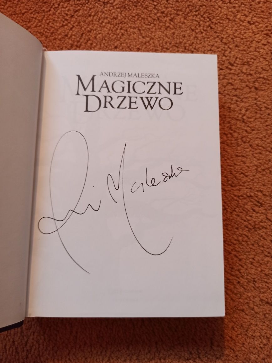 Książka Andrzej Maleszka Magiczne Drzewo Gra z autografem