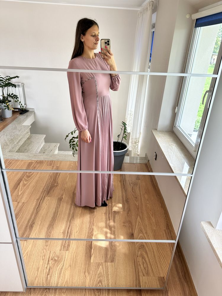 Sukienka L4 fiera rozmiar 38 wesele ślub druhna