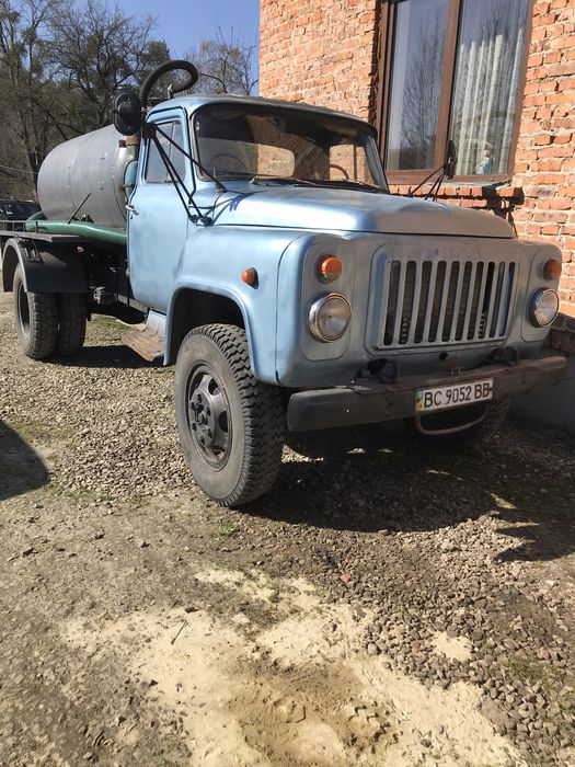 Газ 53 ассенізатор, бочка, вакуумна машина