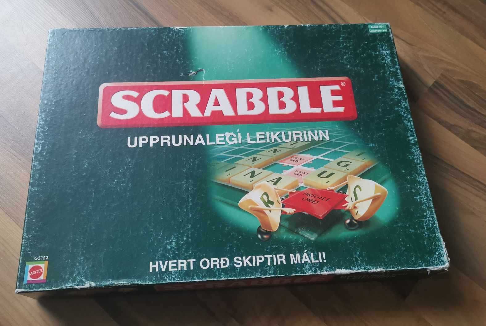 SCRABBLE Original  wersja  islandzka / Islandia