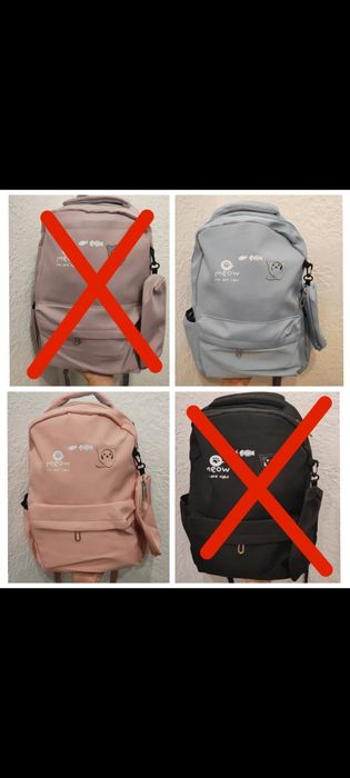 Рюкзак текстильний шкільний з пеналом