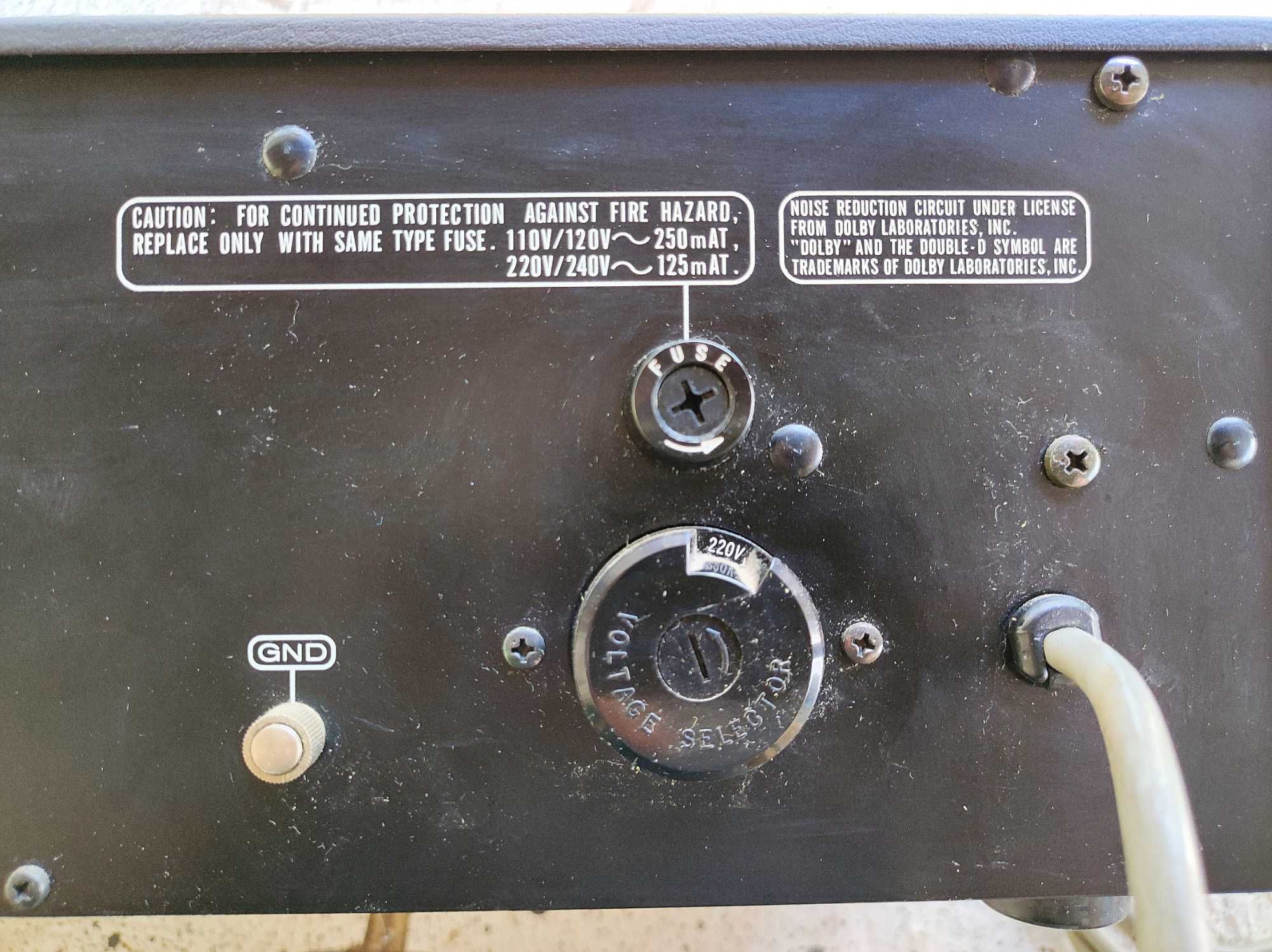 Deck audio cassetes Marantz 5000 (anos 70) retro vintage