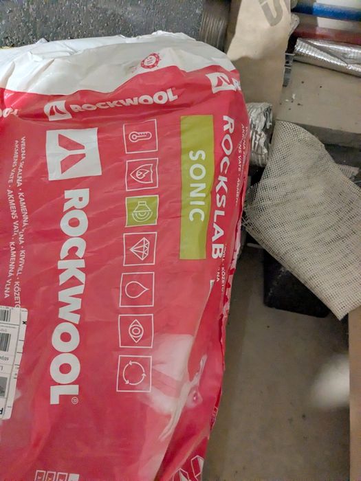 Rockwool slab Sonic wełna 5 arkuszy