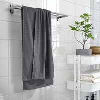 Ręcznik kąpielowy, ciemnoszary, 70x140 cm