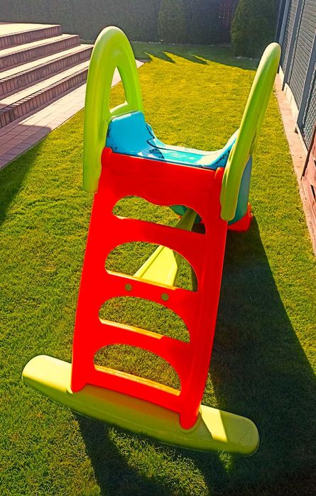 Zjeżdżalnia Feber ślizg 190cm ze zjazdem wodnym - jak NOWA ślizg wodny