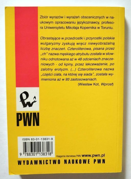 Słownik polskich przekleństw i wulgaryzmów, Grochowski, UNIKAT!