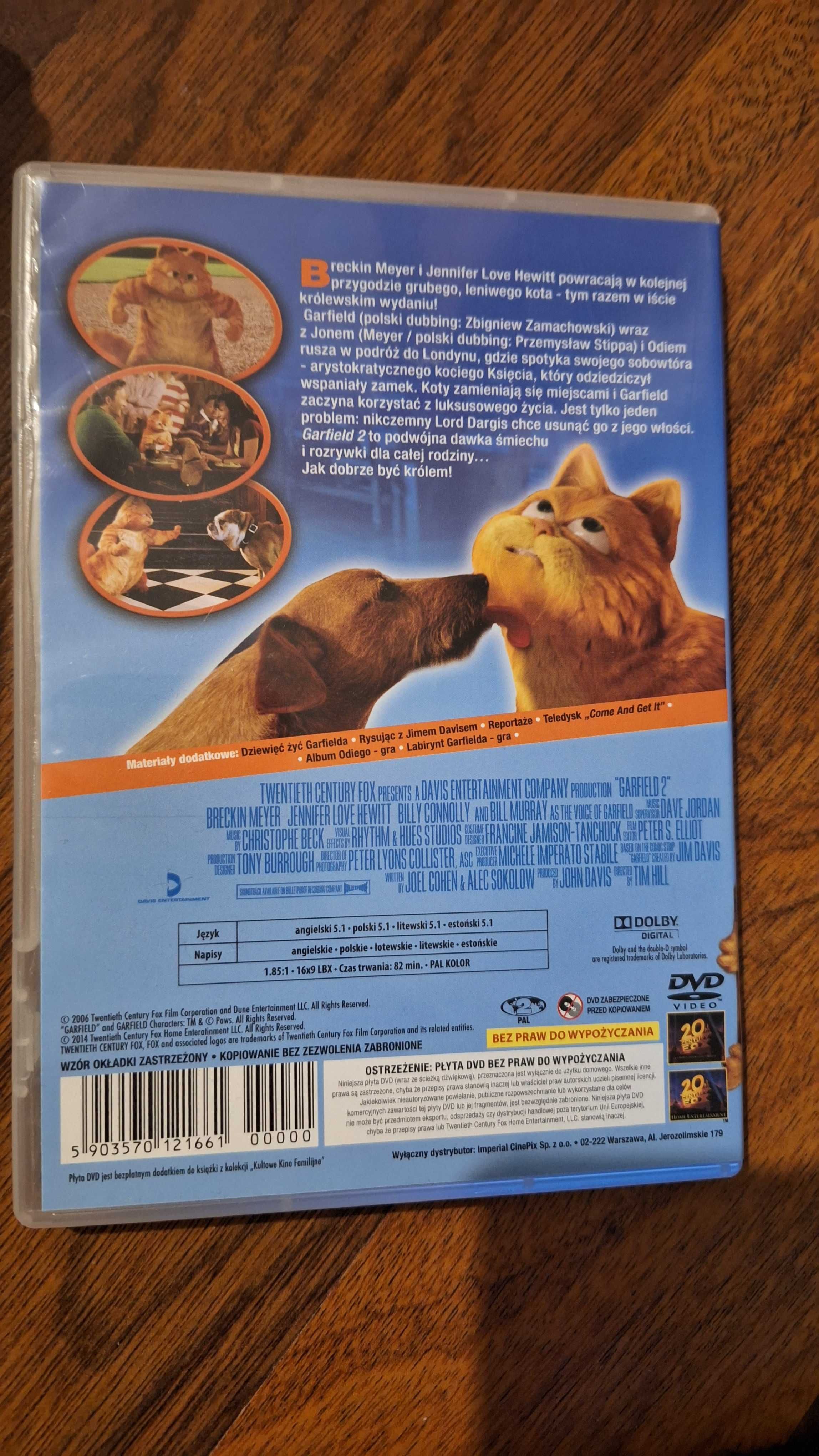 Garfield 2 dvd film