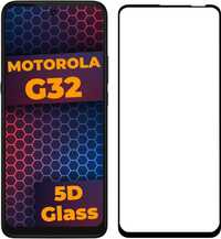 Защитное стекло 5D Motorola G32 Black
