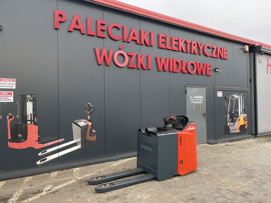 Paleciak elektryczny Linde T 20 Sp Rydwan 2000 kg