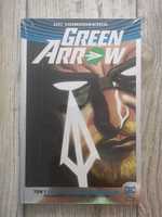 Komiks pt Green Arrow: Śmierć i życie Olivera Queena srebrna okładka