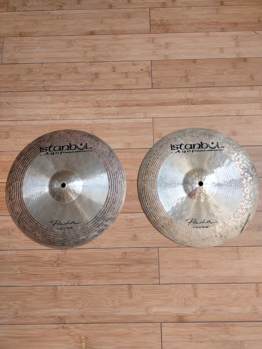 Istanbul Agop Pasha Hi-Hat 14" z autografem Dimona