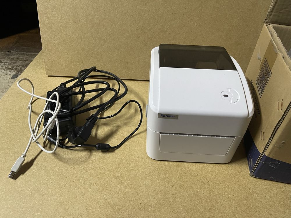 Термопринтер Xprinter XP-420B принтер етикеток, штрихкодів, наклейок